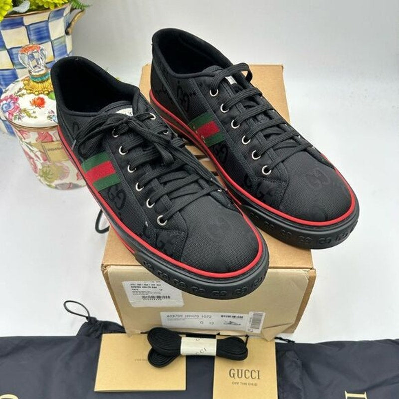 Men's Gucci off the grid sneakers size 12 made in Italy