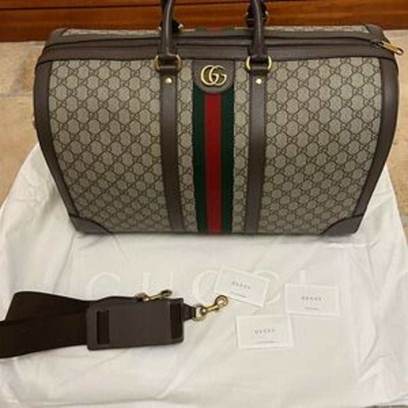 Gucci Savoy large duffel bag made in Italy NWT