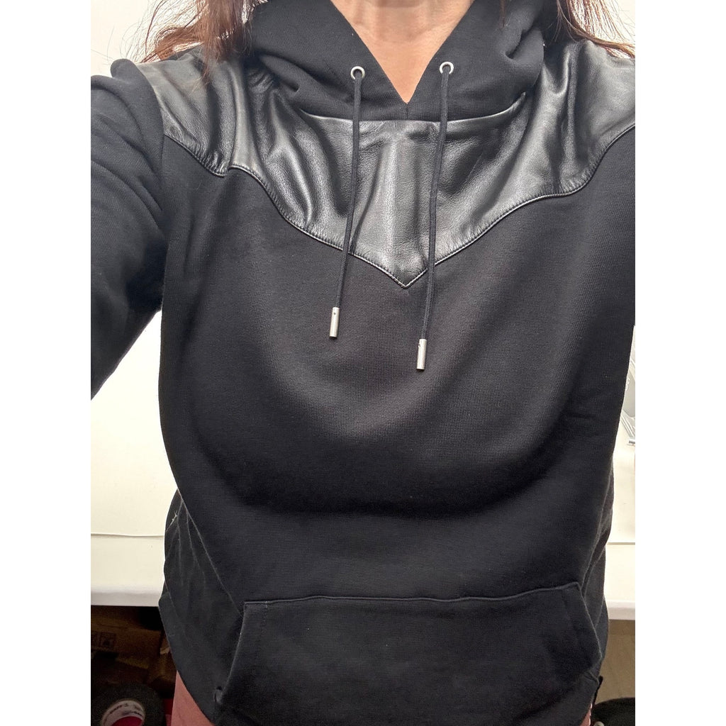 Saint Laurent Men's Black 396654 Pullover Hoodie Size L