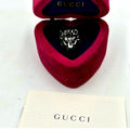 Women's Gucci Lionhead, motif sterling silver ring Size 8-8.5 Made in Italy
