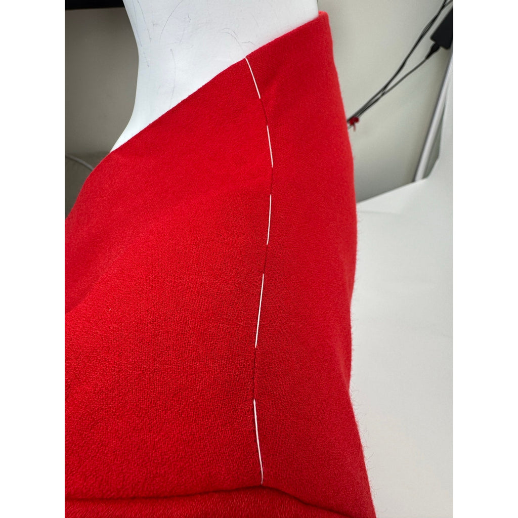 Maison Margiela NWT Red Dress with Zip Open Sleeves Size IT 42 / US 6