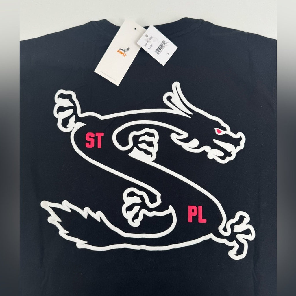 Staple Men's Size Medium (oversized) NWT’s archived T-shirt w/Dragon back hit