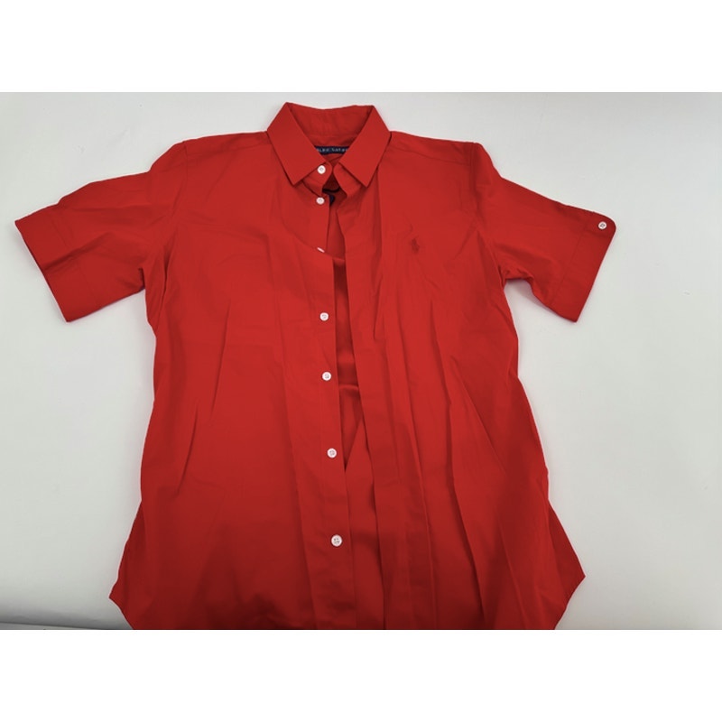 Ralph Lauren Black Label NWT Red Button Down Shirt Size 10