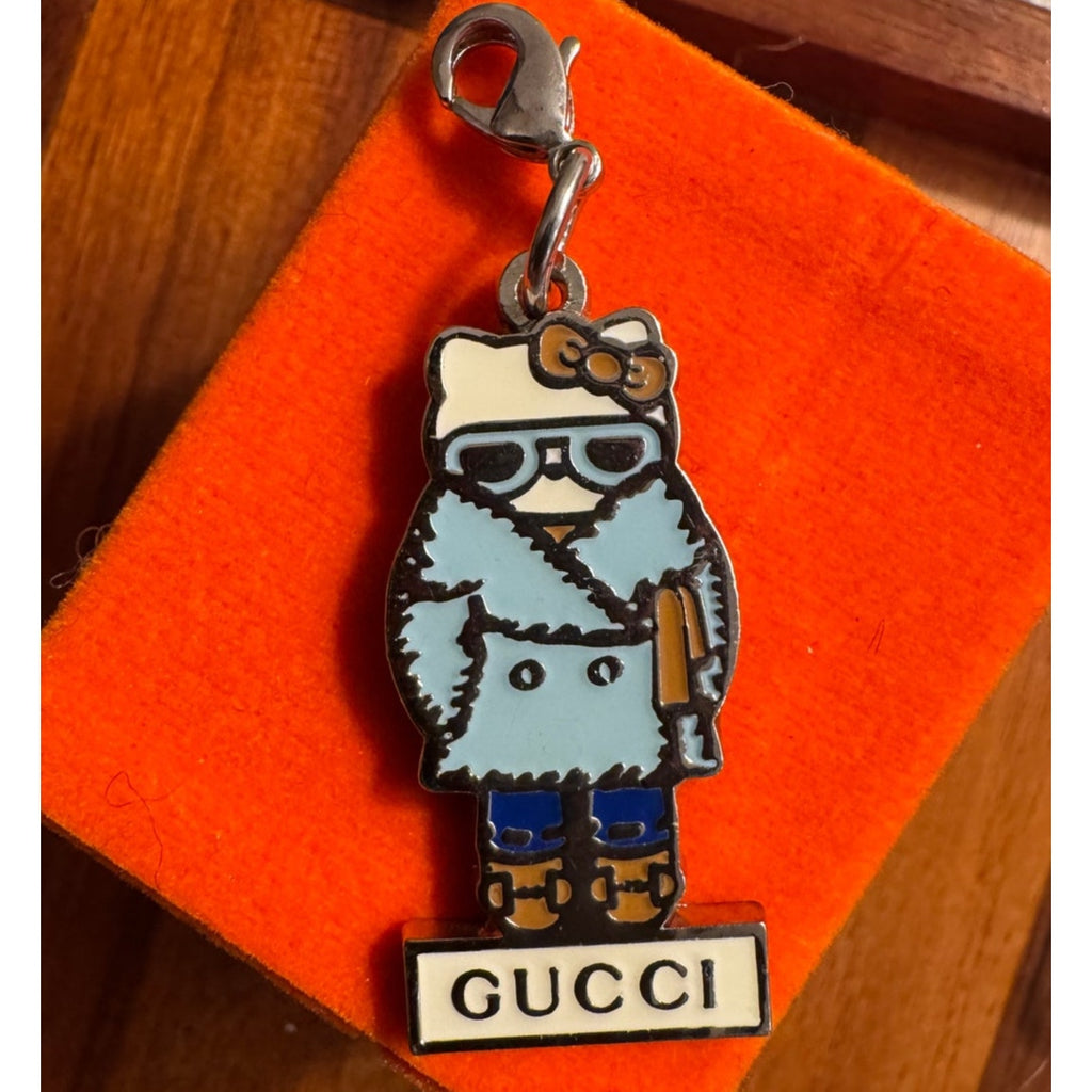 Gucci x Hello Kitty Vogue Limited Edition Bag Keychain Necklace Charm Pendant