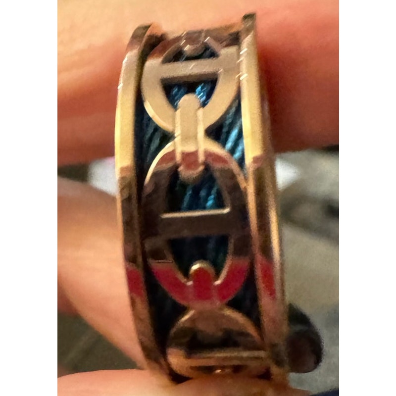 Charriol Forever Marine Full Inclusion Ring Size 8