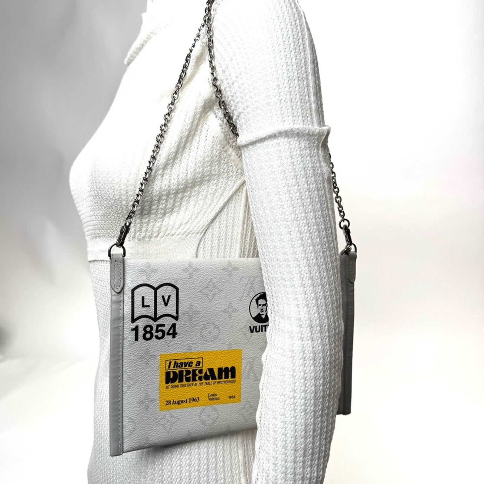 Louis Vuitton x Virgil Abloh (RIP)Spec. Ed/Grey,MLK, reference to I Had A Dream