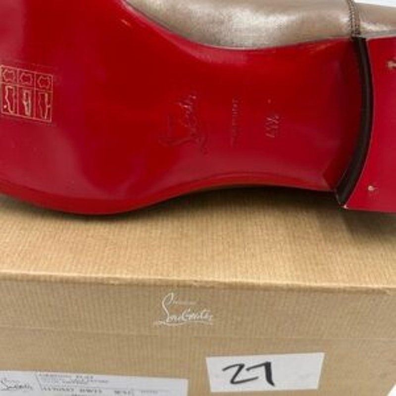 Men's Christian Louboutin greggo patina Leather Oxford size 41.5 made in Italy