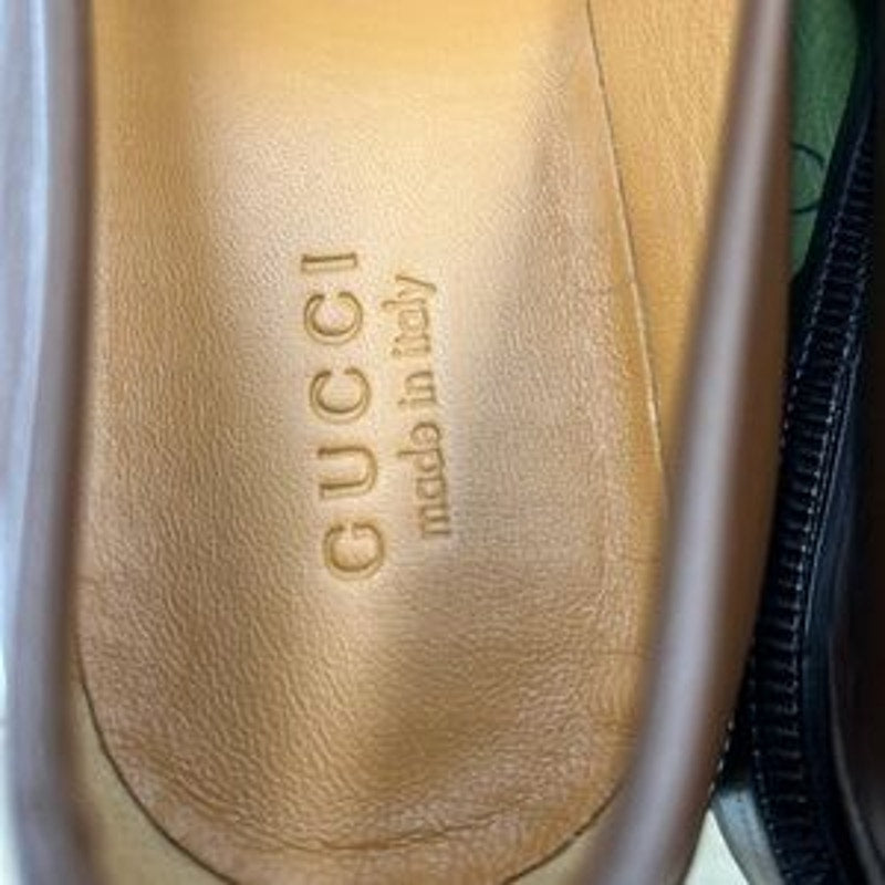 Men's Gucci Horsebit 1953 leather loafers size 11.5 fits 12.5 US made in Italy