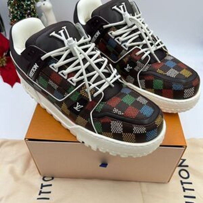 Men’s Louis Vuitton X Murakami trainer sneakers size 10 fits 11 US made in Italy