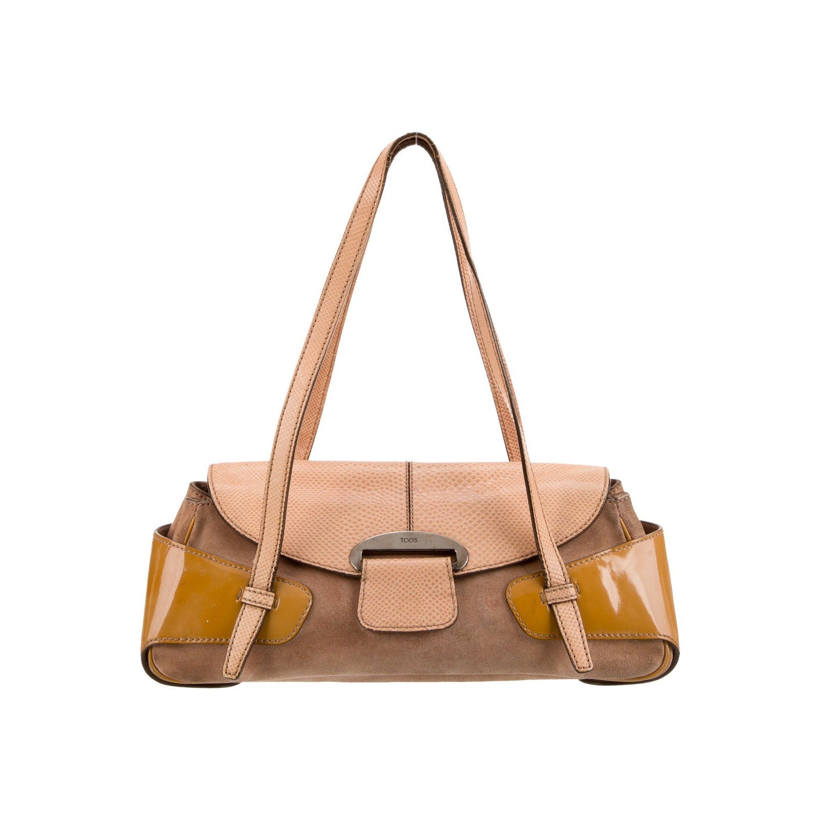 Tod's Brown Suede Shoulder Bag