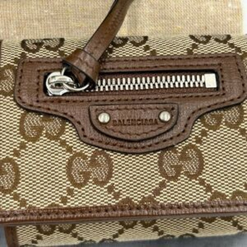 Unisex Gucci, X Balenciaga wallet made in Italy