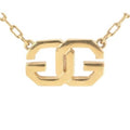 Givenchy Gold plated Vintage GG logo Necklace
0,51 × 16,73 × 0,87 (LxWxH)