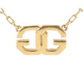 Givenchy Gold plated Vintage GG logo Necklace 0.51 × 16.73 × 0.87 (LxWxH)