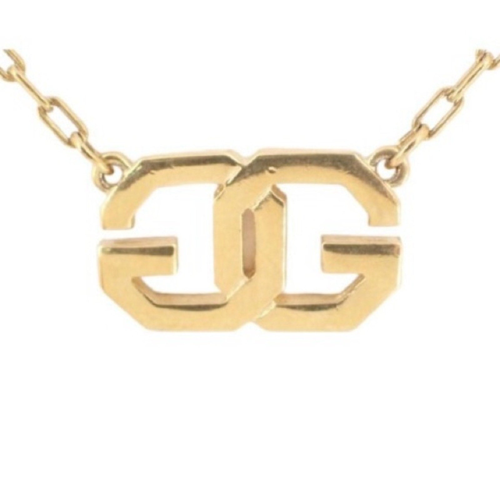 Givenchy Gold plated Vintage GG logo Necklace 0.51 × 16.73 × 0.87 (LxWxH)