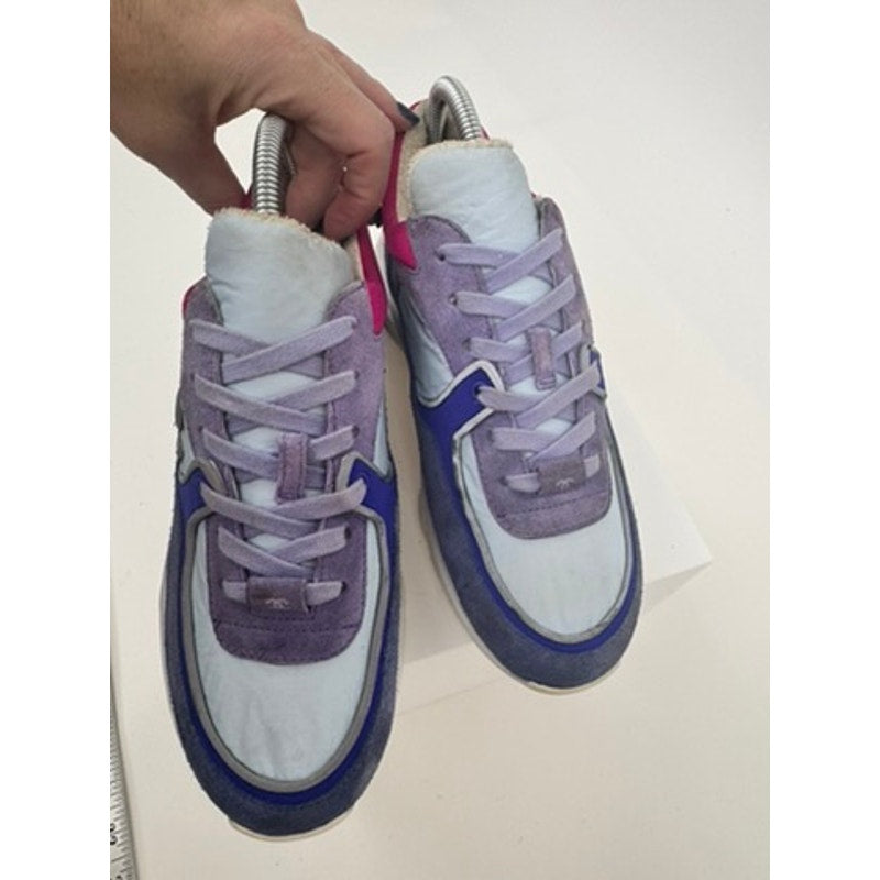 Chanel CC Logo Suede Runner Sneakers G34360 – Size 37 – Made in Italy