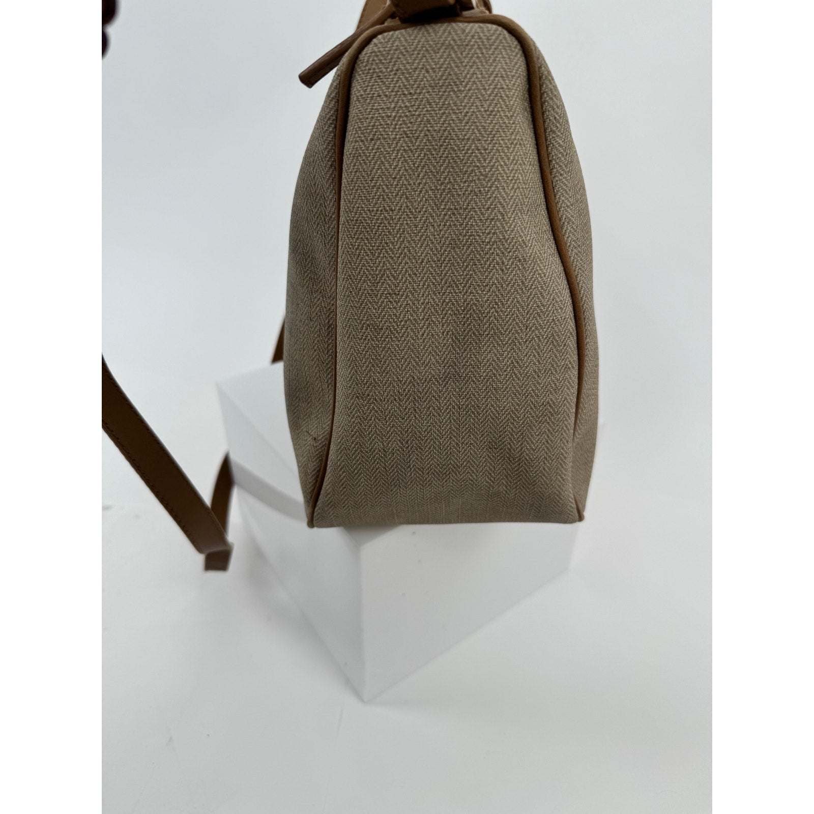 Bulgari Speedy Type Bag With Long Strap With Matching Trifold Wallet