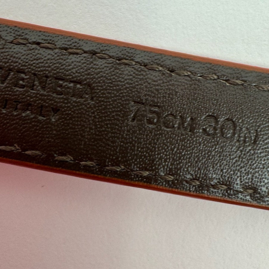 Women's Bottega Veneta Cognac Brown Belt 70 cm / 30 in