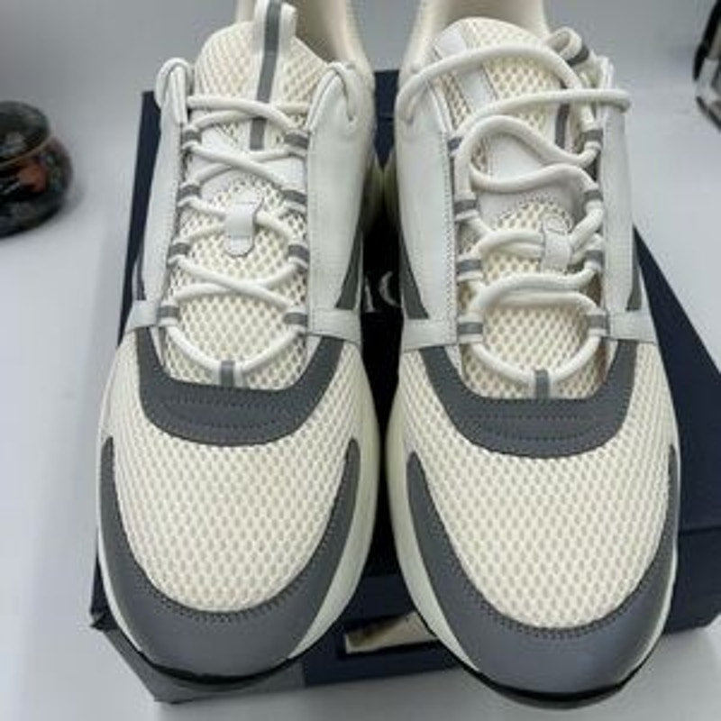 Men's Dior B 22 white/gray sneakers size 51 made in Italy