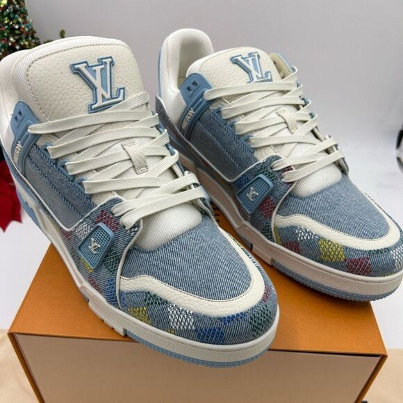 Men’s Louis Vuitton X Murakami trainer sneakers size 11 fits 12 US made Italy