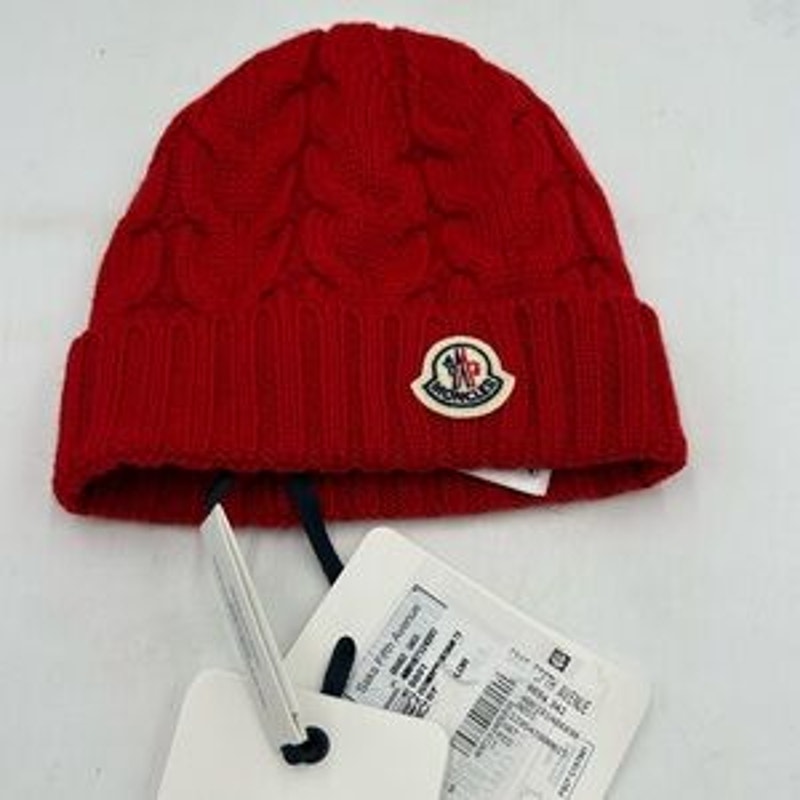 Kids Moncler knit beanie size small