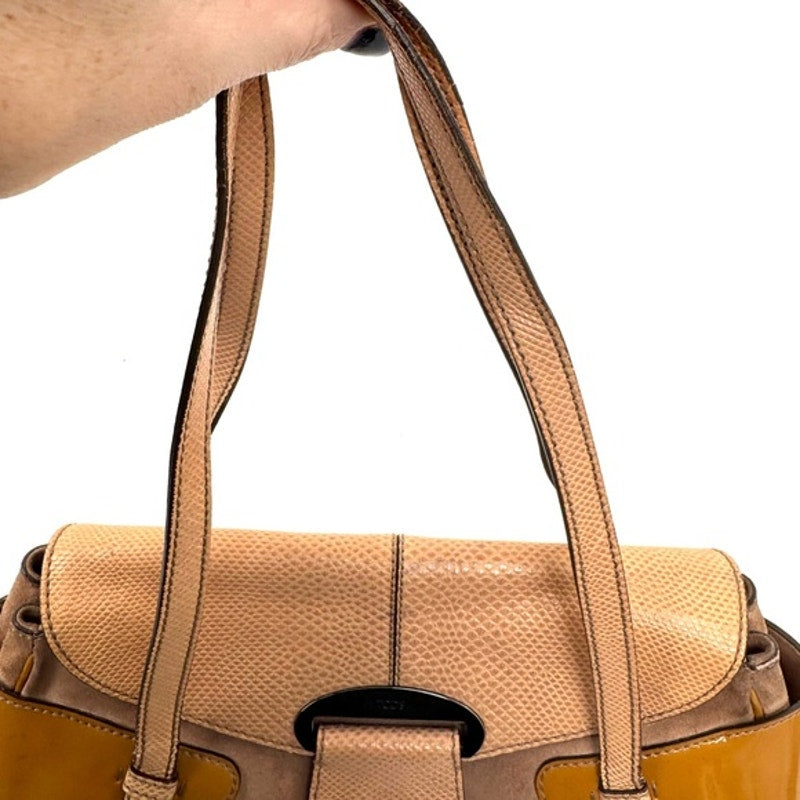 Tod's Brown Suede Shoulder Bag