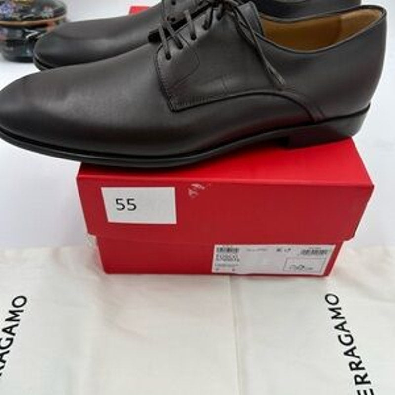Men's Salvatore Ferragamo Fosco Leather Oxford's size 9E made in Italy