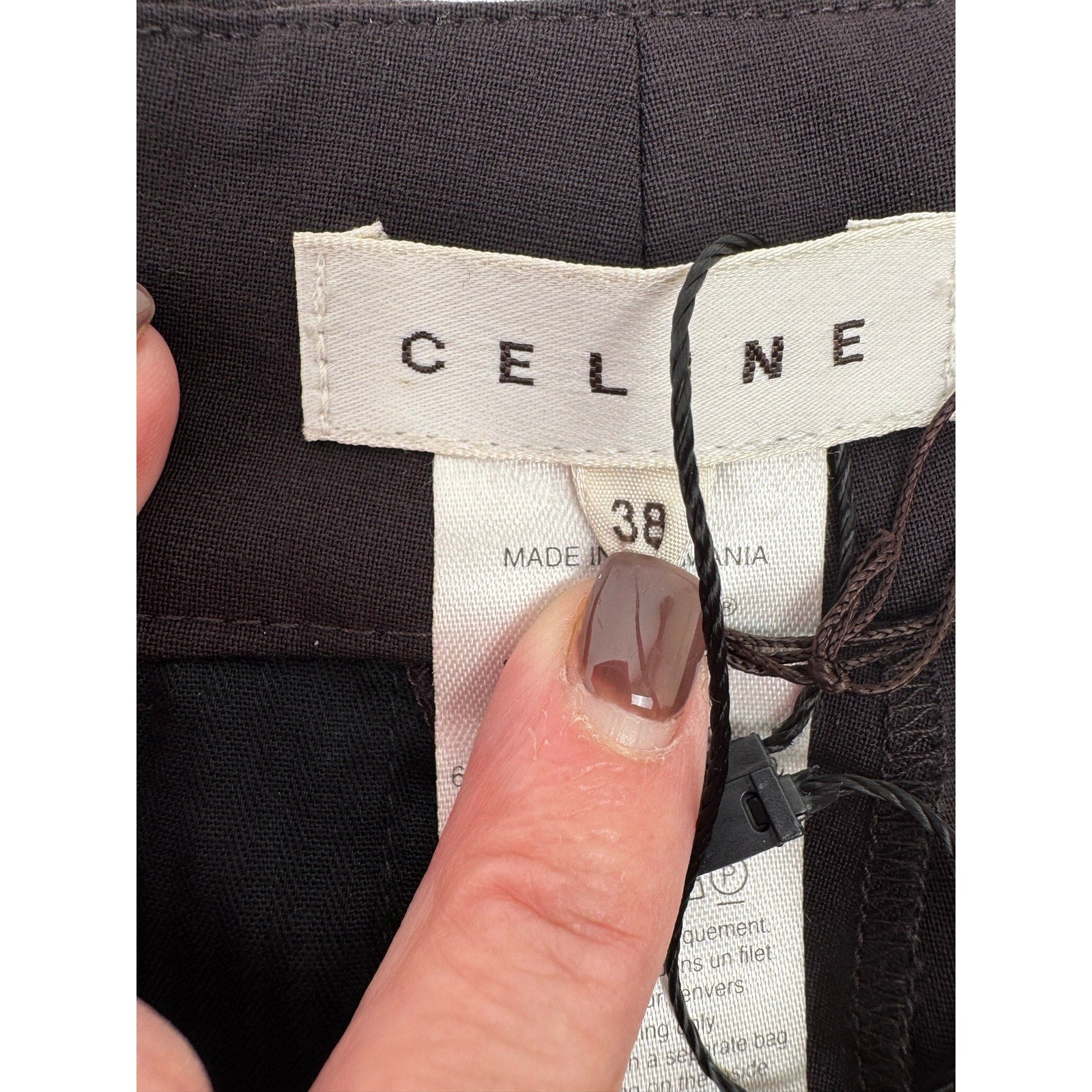 Celine NWT Brown Wool Blend Dress Pants – Size FR 38 / M