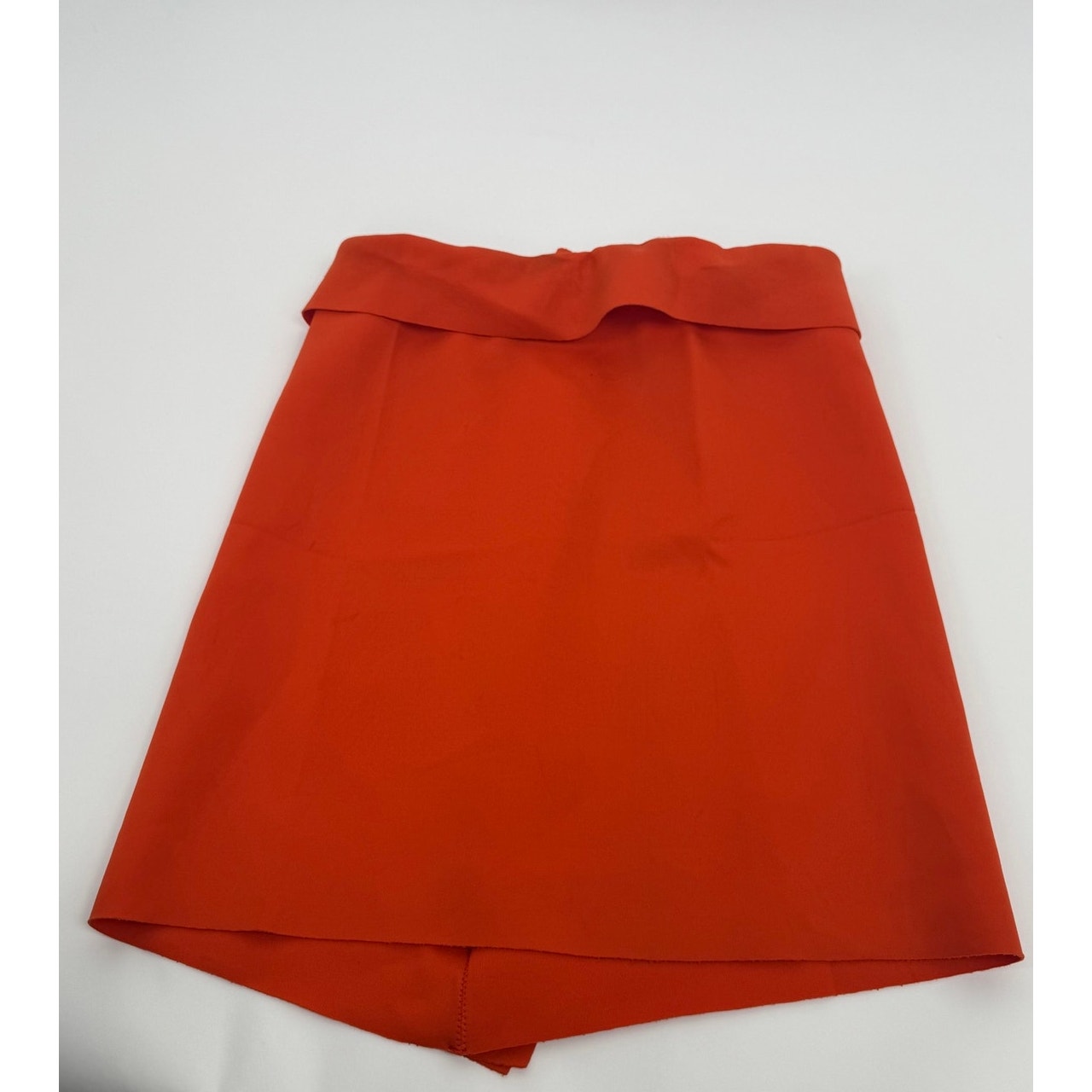 Lanvin NWOT Orange Draped Strapless Top FR 38 US 6