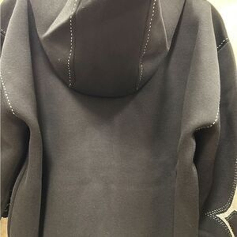 Men’s Louis Vuitton graphic intarsia zip front hoodie four XL limited edition