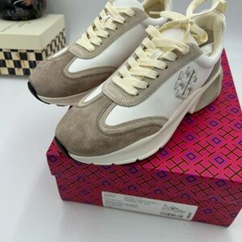 Women's Tory Burch good luck trainer sneakers size 9