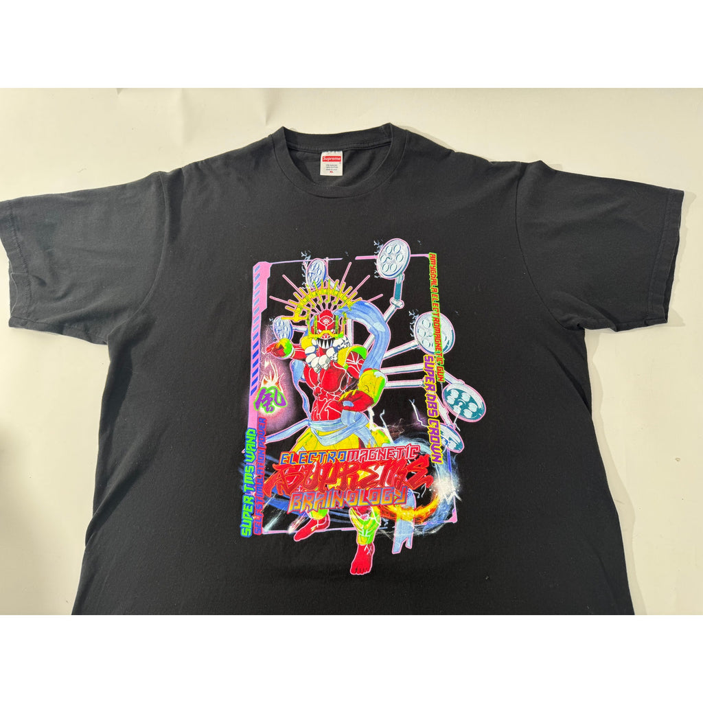 Men's Supreme Rare Electromagnetic Short Sleeve T-Shirt Size XL