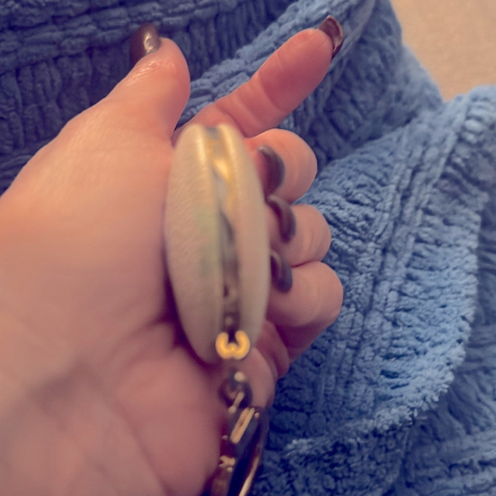 Louis Vuitton Murikami Monogram  Light up Keychain/bag charm with gold detail