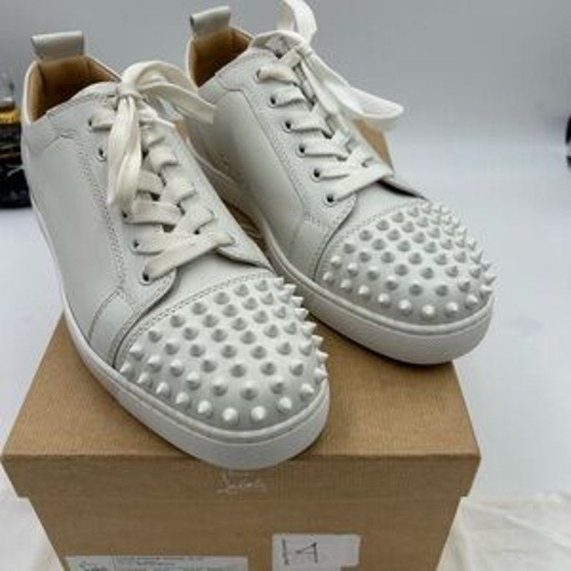 Men's Christian Louboutin, Louis Jr low top sneakers size 43 made in Italy