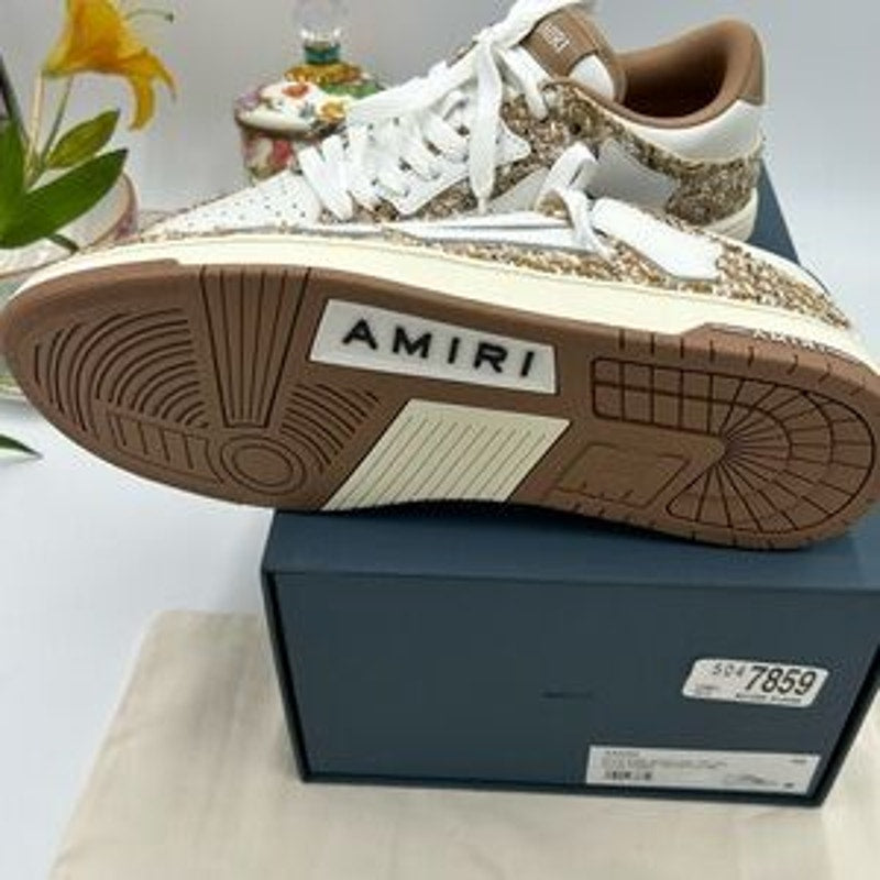 Men's Amiri BOUCLE SKEL low top sneakers size 46