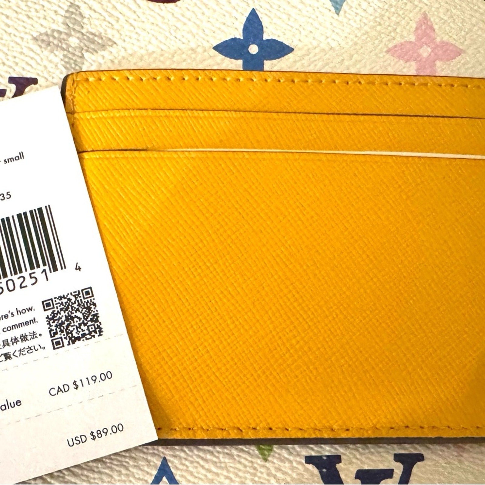 Kate Spade NWT Sunshine Yellow Card Holder