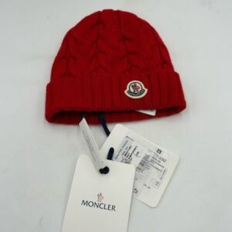 Kids Moncler knit beanie size small