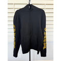 Men's Chrome Hearts Black Embroidered Sleeves 100% Cashmere Hoodie Size M