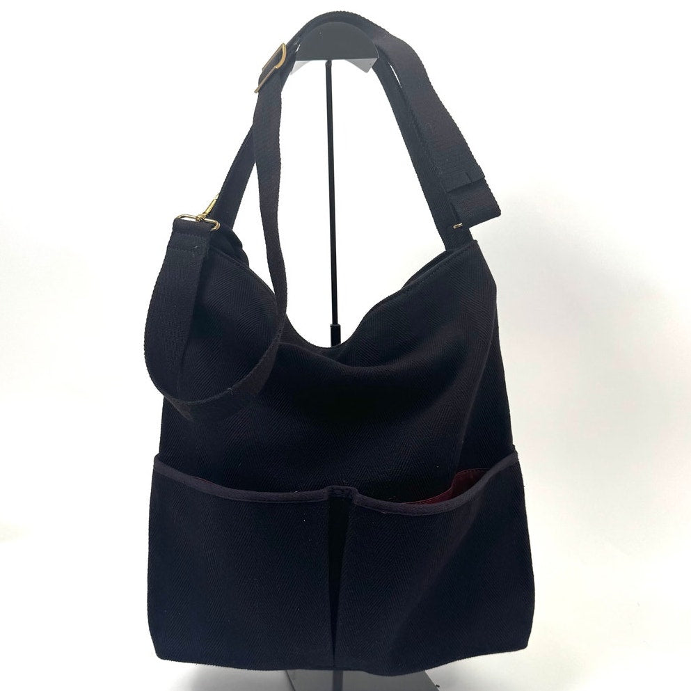 Women’s Margot 3-Way Hobo Bag Black Heavyweight Everyday Bag