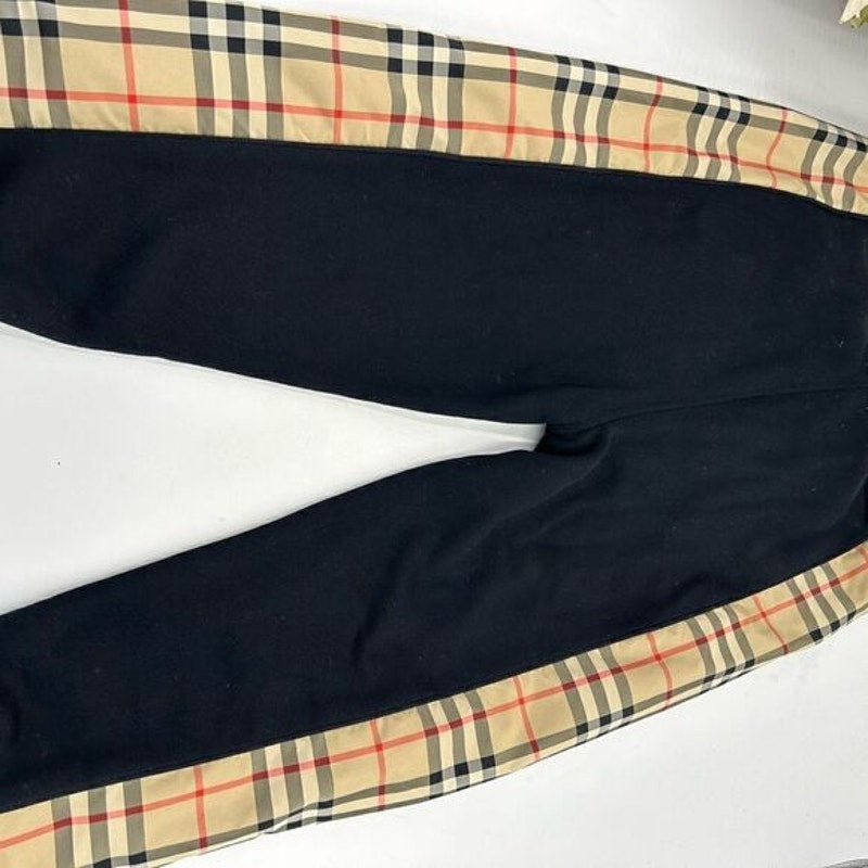 Kids Burberry vintage check 100% cotton sweatpants size 10yr 140cm