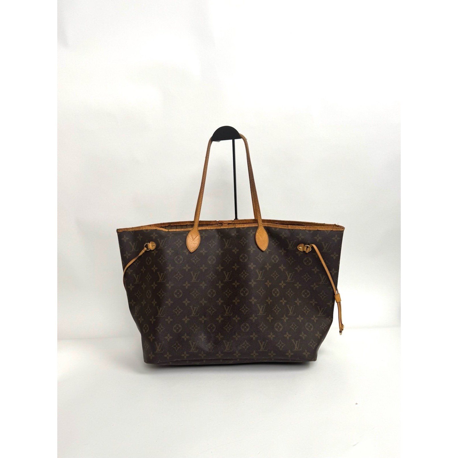 Louis Vuitton Vintage LV Monogram Neverfull GM Brown Coated Canvas Tote Bag