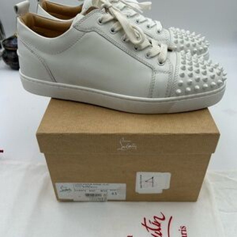 Men's Christian Louboutin, Louis Jr low top sneakers size 43 made in Italy
