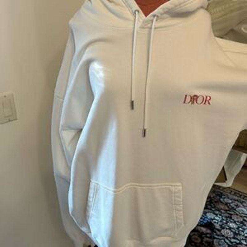 Men’s Dior Jardin flower hoodie size 3 XL made in Italy PRISTINE