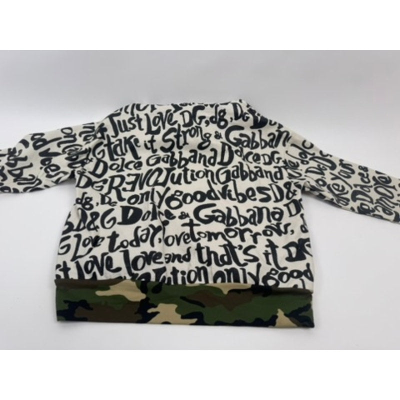 Men's Dolce & Gabbana NWOT Camouflage Print Inserts Hoodie Size L