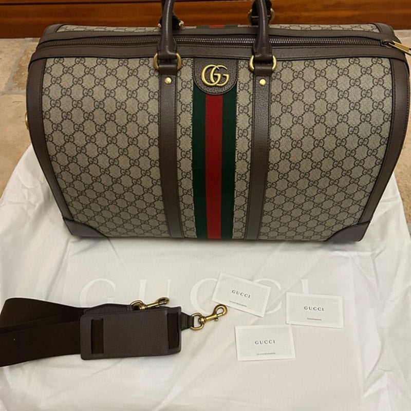 Gucci Savoy large duffel bag made in Italy NWT