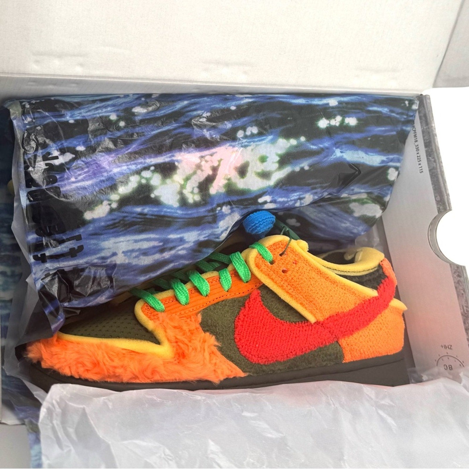 MENS NIKE  CPFM SWAMP SPONGE DUNK
PHOTO BLUE/DIGITAL PINK, M 8.5 -W 10
DS-OG ALL