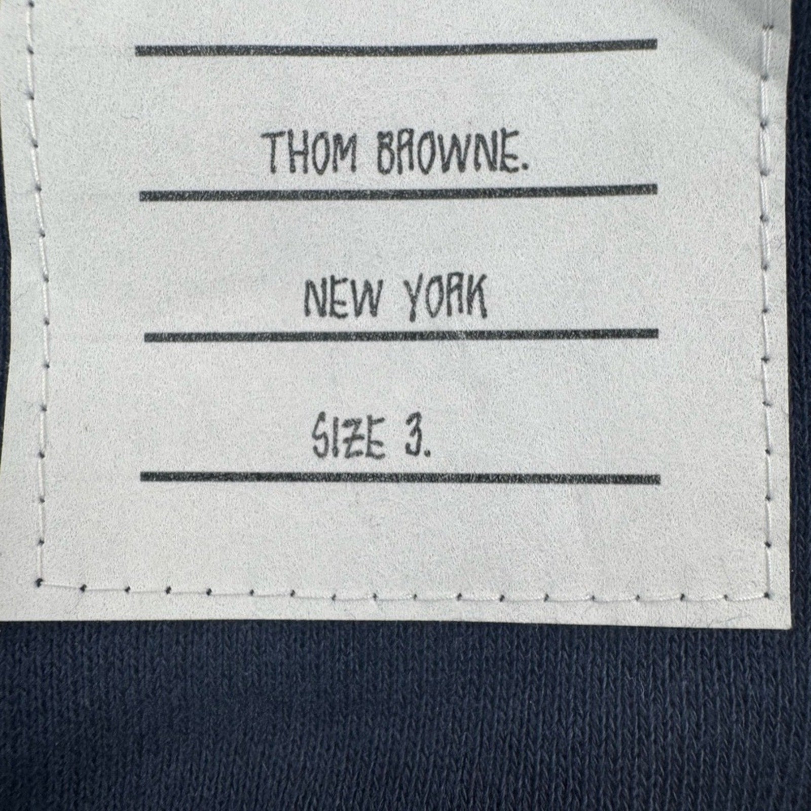 MEN’S THOM BROWNE
CLASSIC LOOPBACK 4-BAR SWEATPANTS
SIZE 3(L/XL) sizing on site