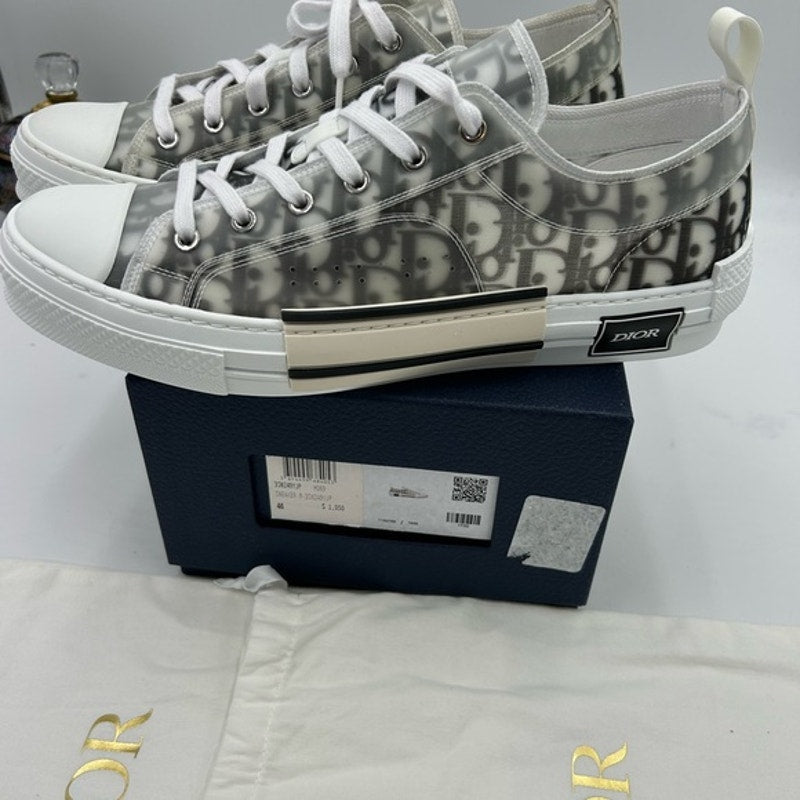 Men's Dior B 23 low top oblique sneakers size 46 made in Italy