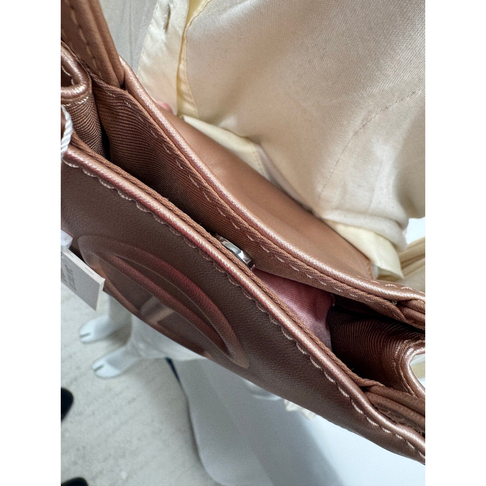 Telfar NWT Rose Gold Giftable Small Shopper Bag