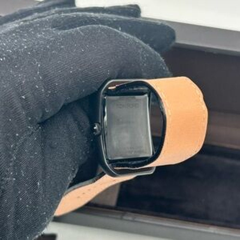 Tom Ford men's N001 Black Leather watch Swiss quartz movement NWT