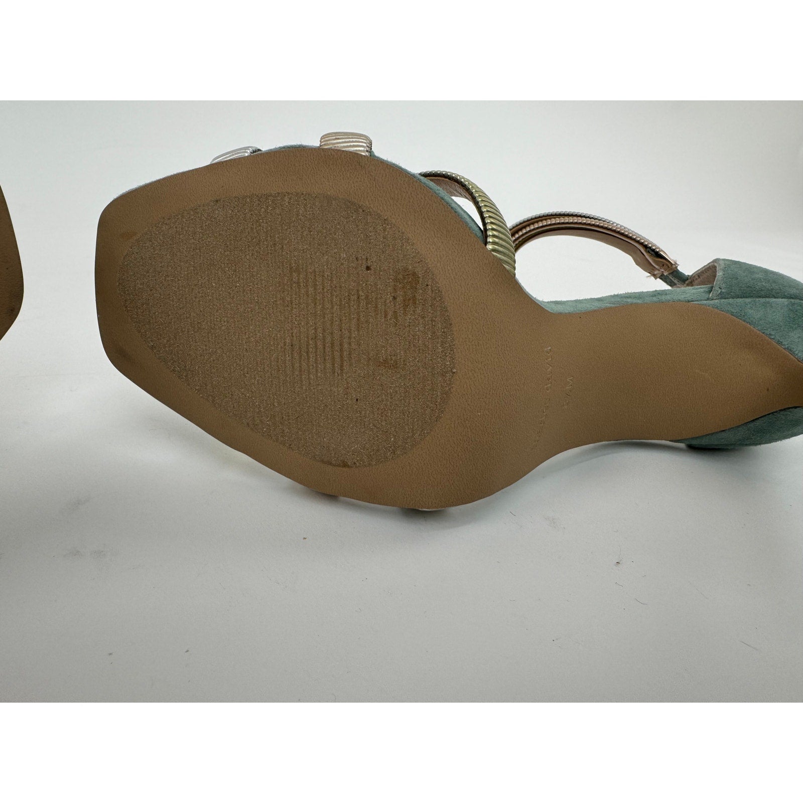 Charles David Women's Blue Electra Sandals Stiletto Suede Heels Size 8.5M